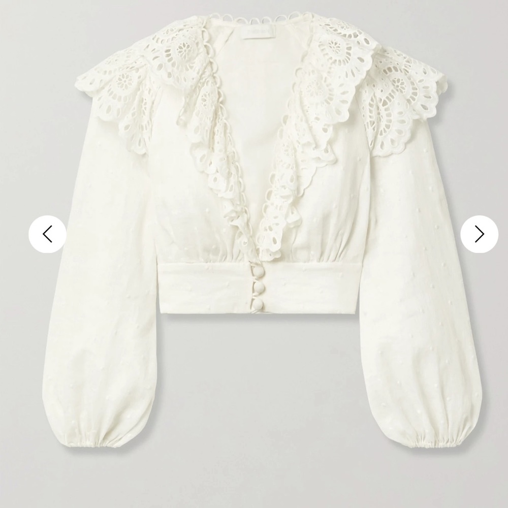 Bellitude cropped linen top